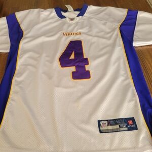 Reebok White and Purple Men's Jersey